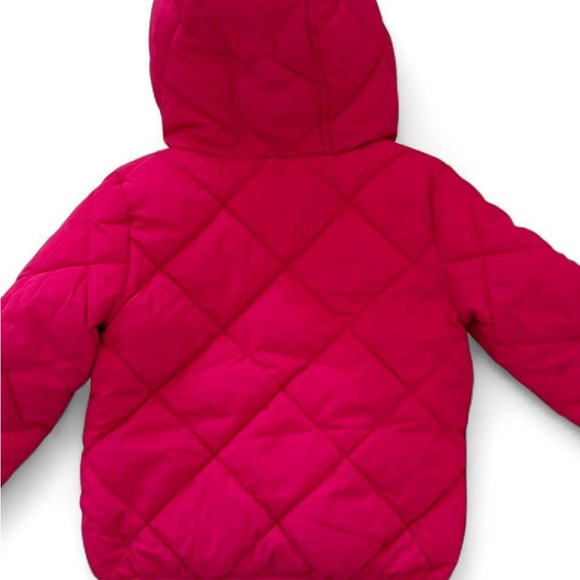 Toddler Quilted Hot Pink Puffer Jacket Cat & Jack 2T - Picture 5 of 5
